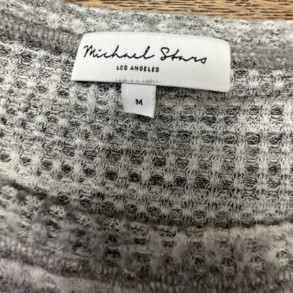 Michael Stars Cropped Lightweight Oversized Sweater Medium - Picture 8 of 14